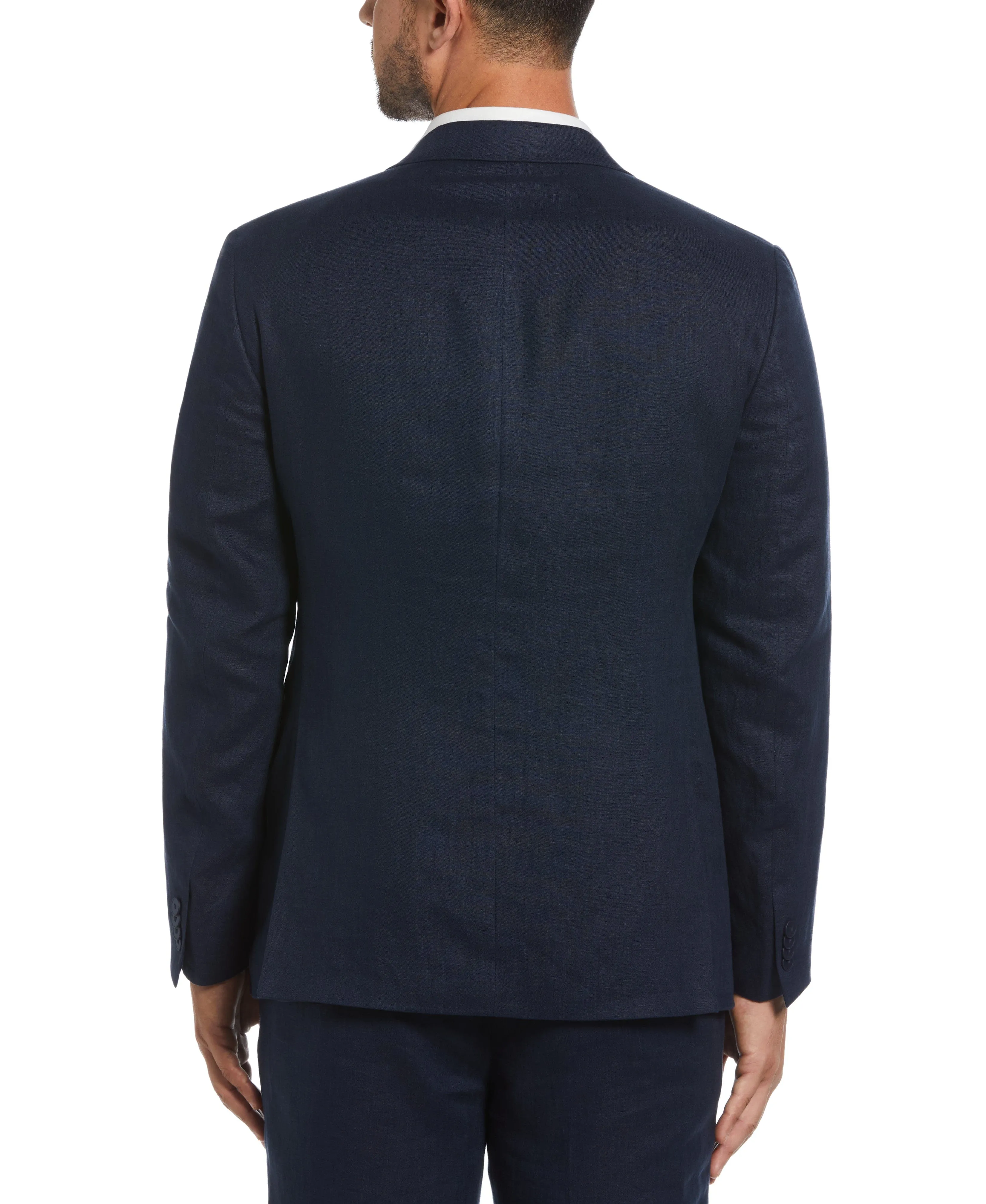 100% Linen Navy Suit