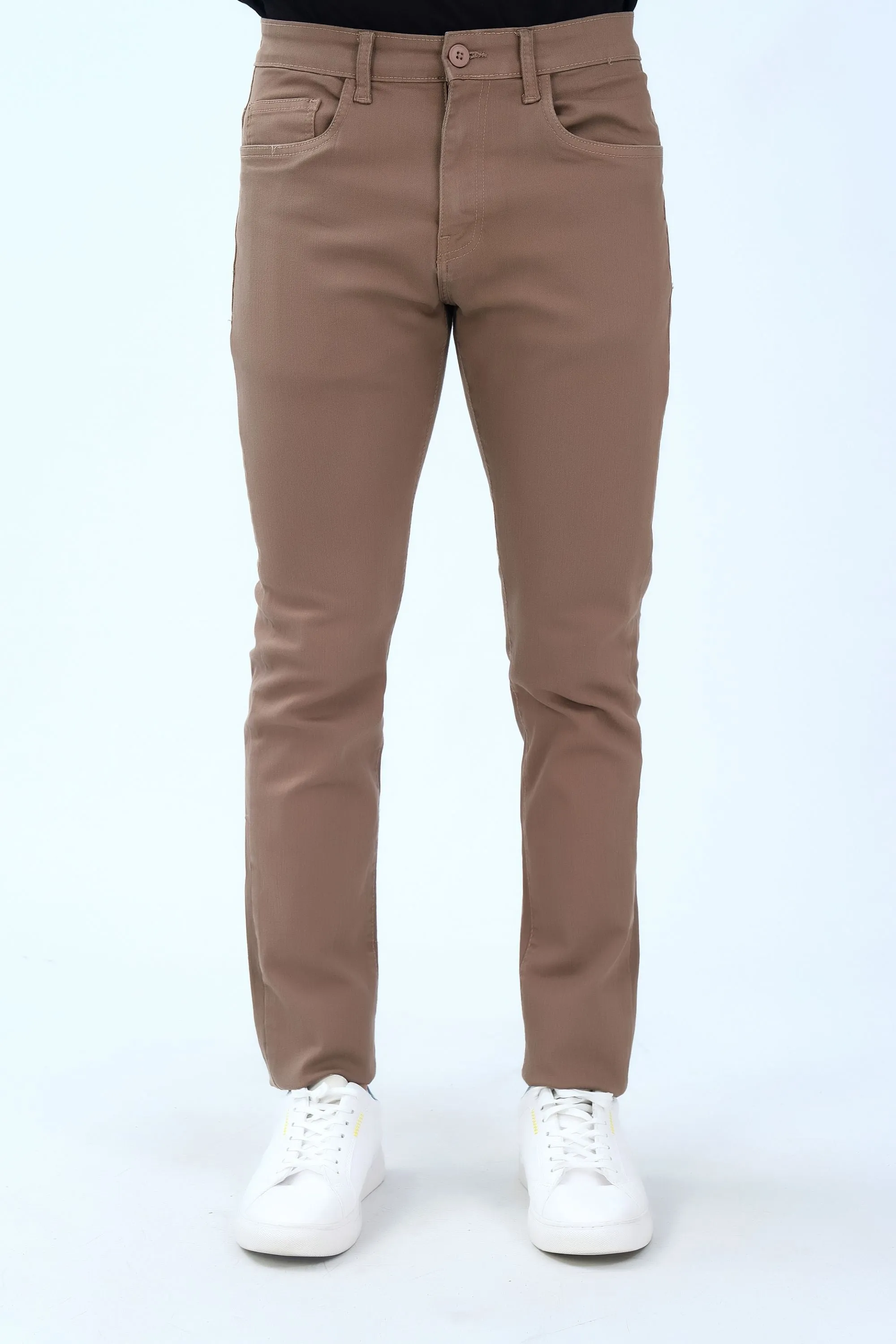 Brown Smart Fit Fashion Pants