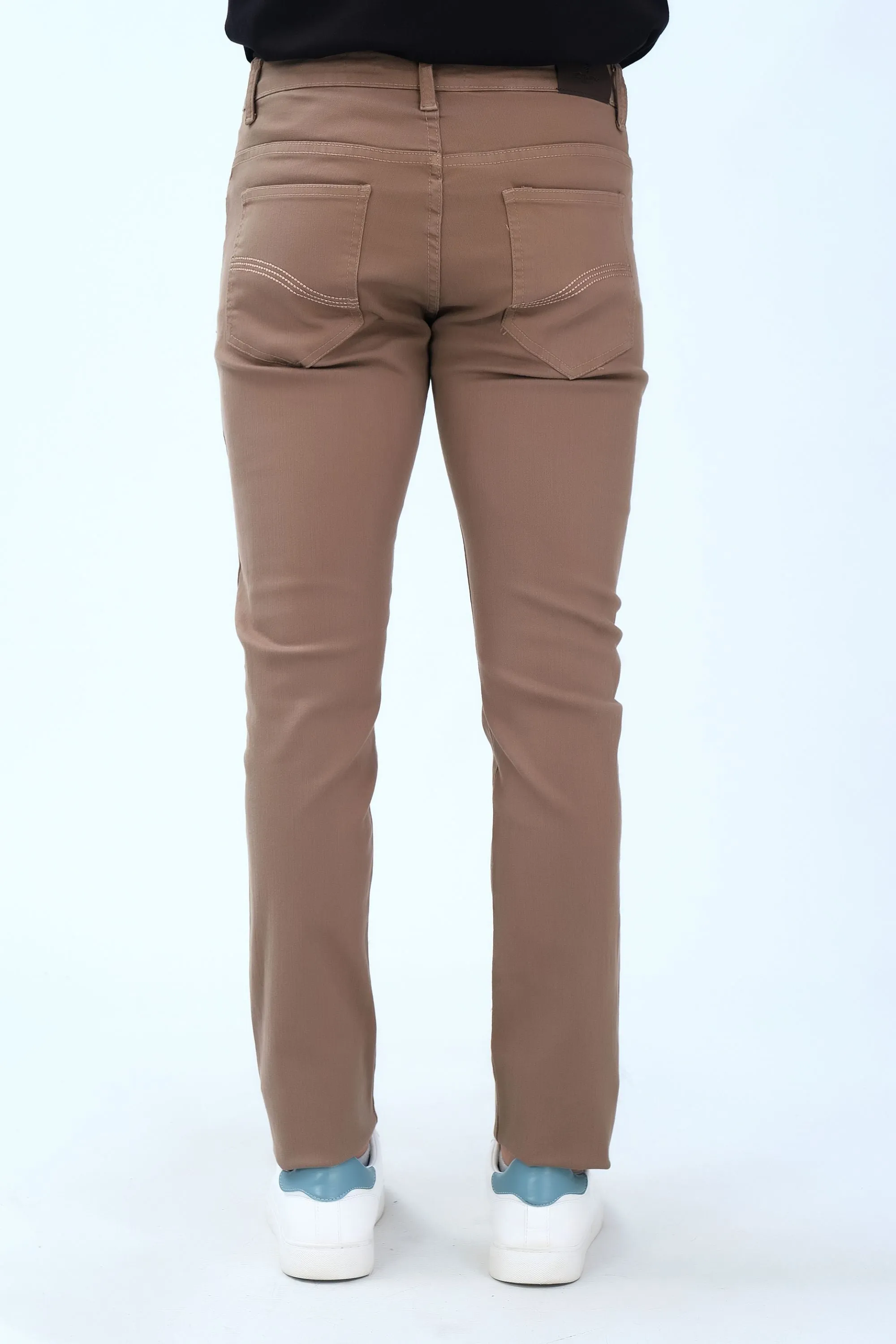 Brown Smart Fit Fashion Pants
