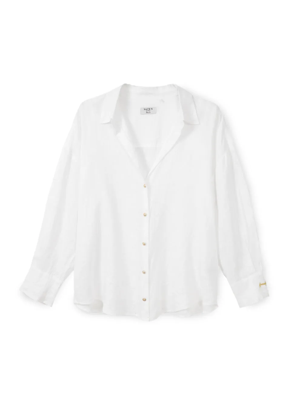 Buttoned linen shirt