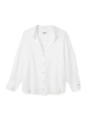 Buttoned linen shirt