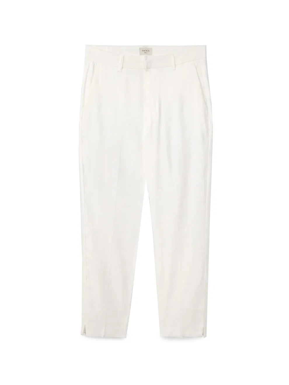 Chino pants with linen