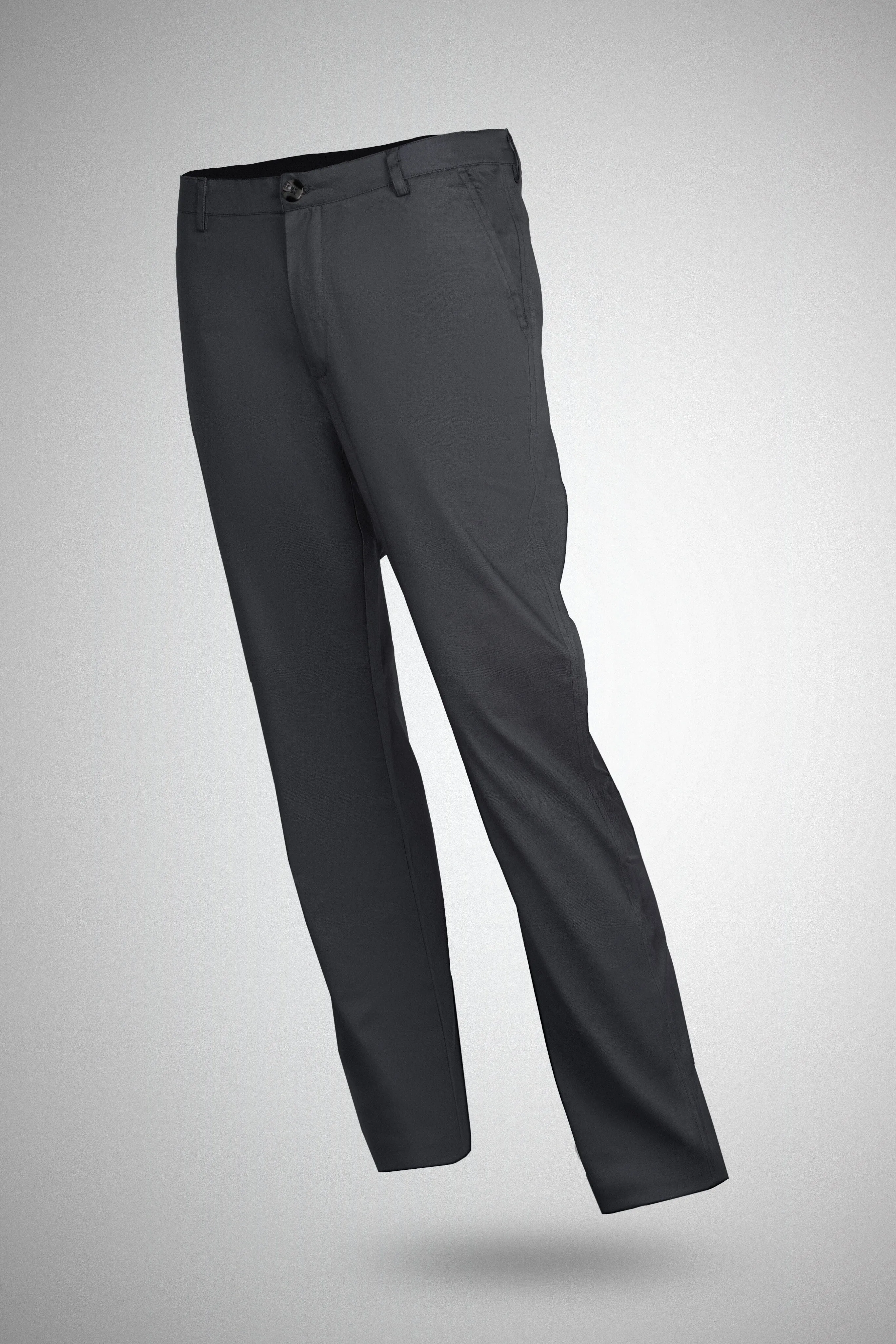 Cotton Casual Pants Dark Grey