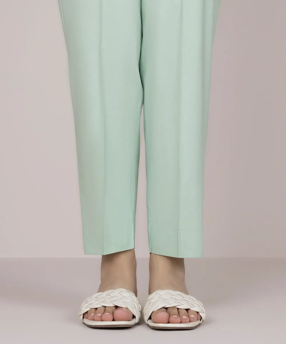 Cotton Viscose Cigarette Pants