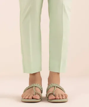 Cotton Viscose Cigarette Pants