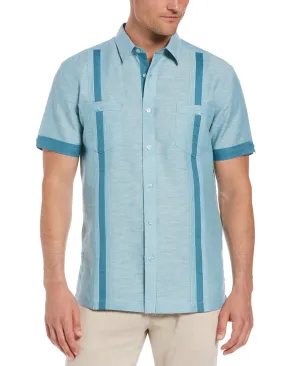 Fashion Double Pocket Guayabera Shirt