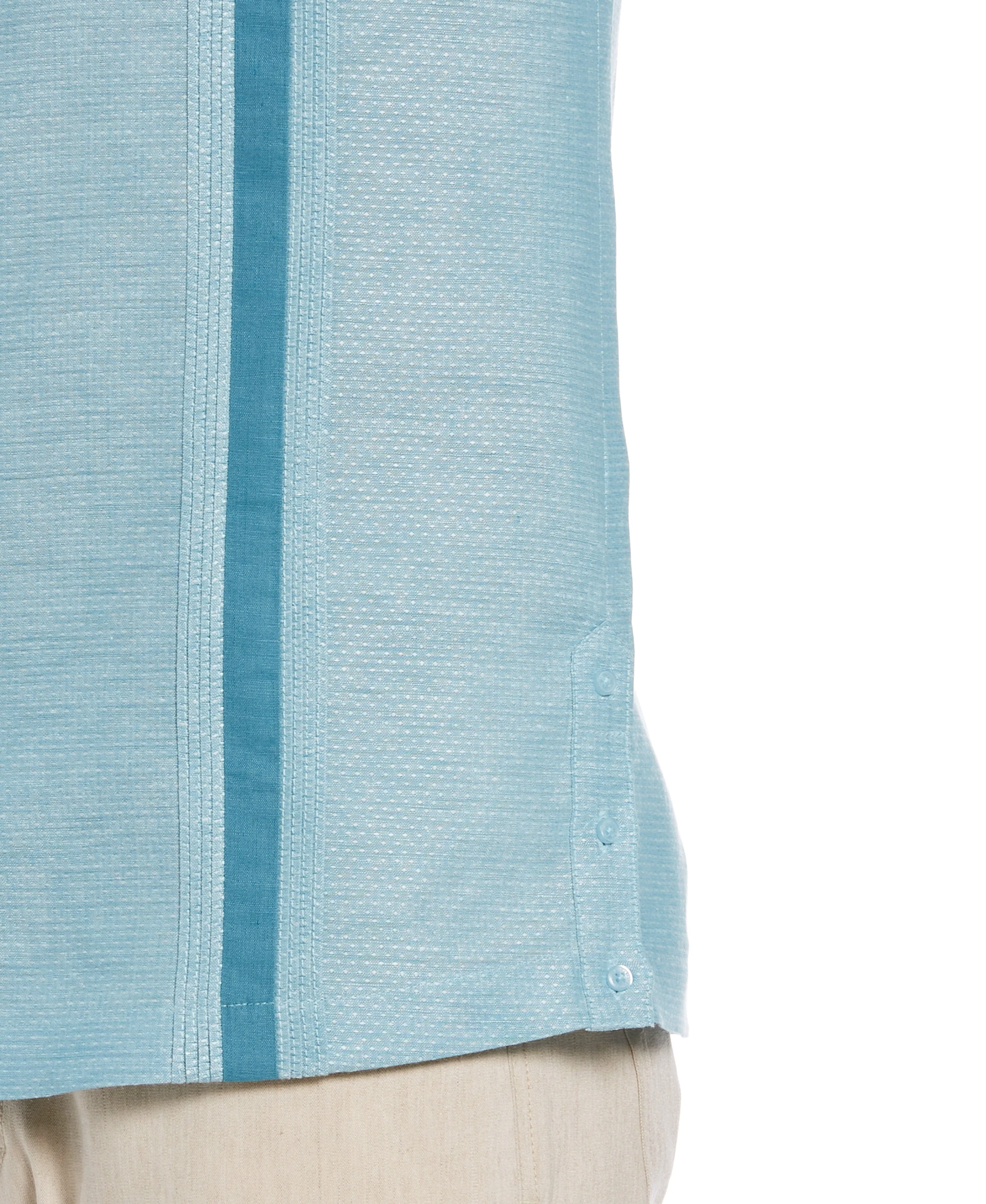 Fashion Double Pocket Guayabera Shirt