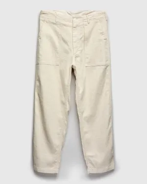 Fatigue Pants in Natural Cotton Linen Java Cloth