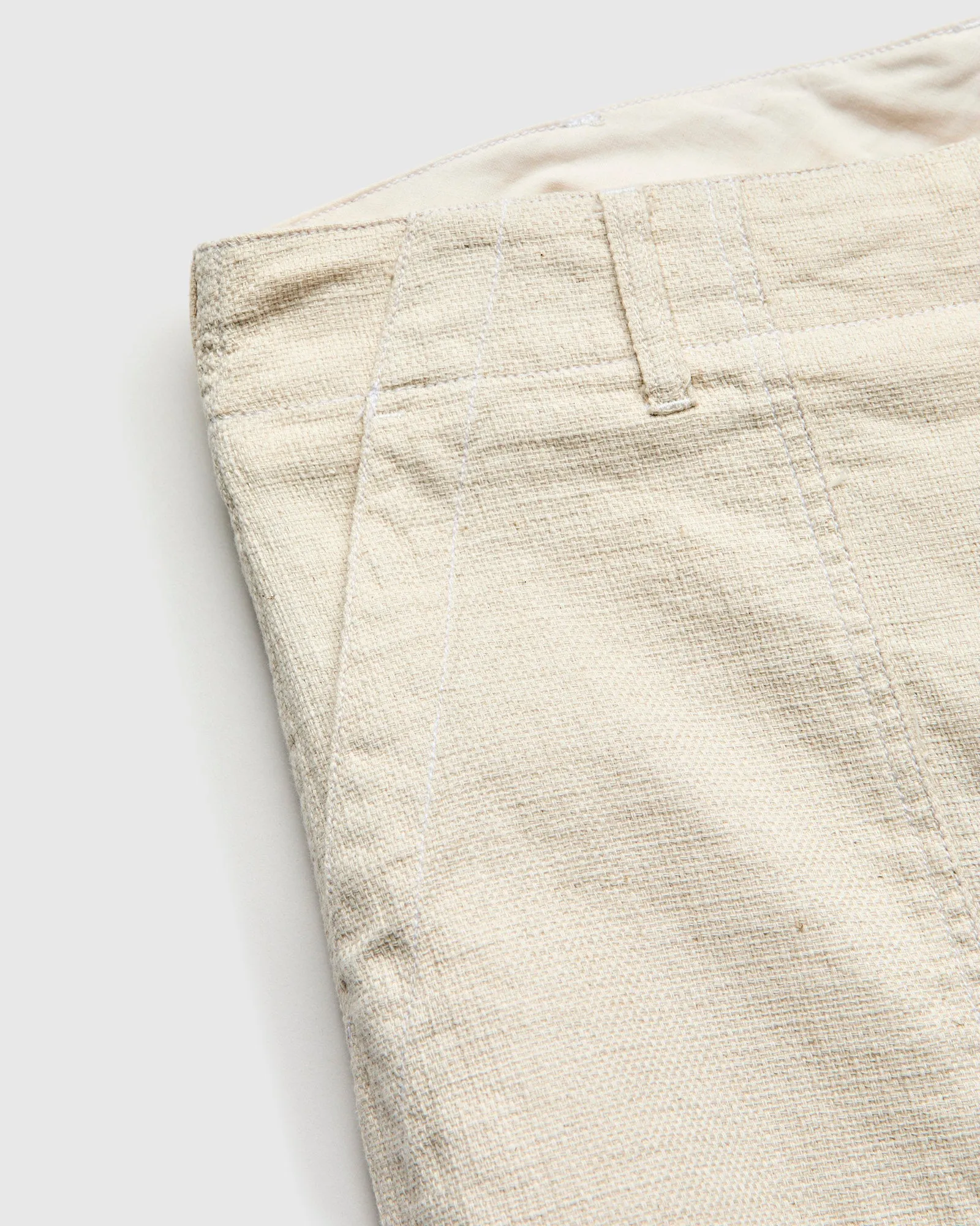 Fatigue Pants in Natural Cotton Linen Java Cloth