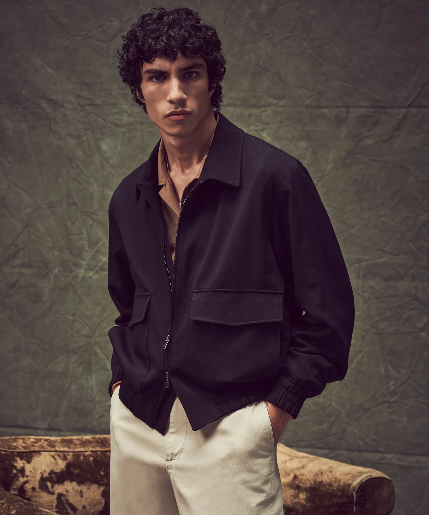 Italian Gabardine Grant Jacket