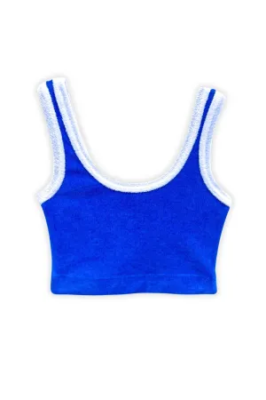 KatieJ NYC - Tween - Camp Blue Margot Terry Cloth Retro Tank