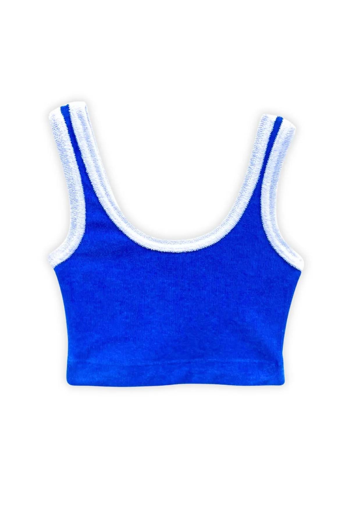 KatieJ NYC - Tween - Camp Blue Margot Terry Cloth Retro Tank