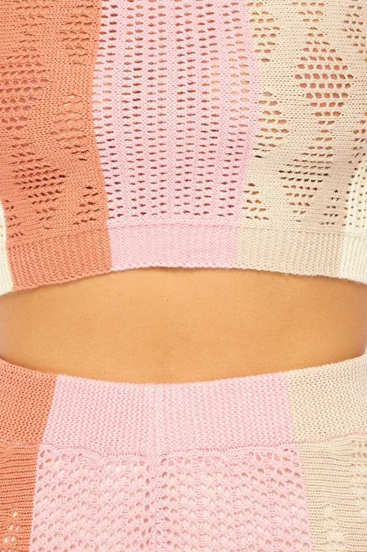 KNIT PANTS SET