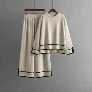 Luxe Knitwear Duo by Valentina Rossi