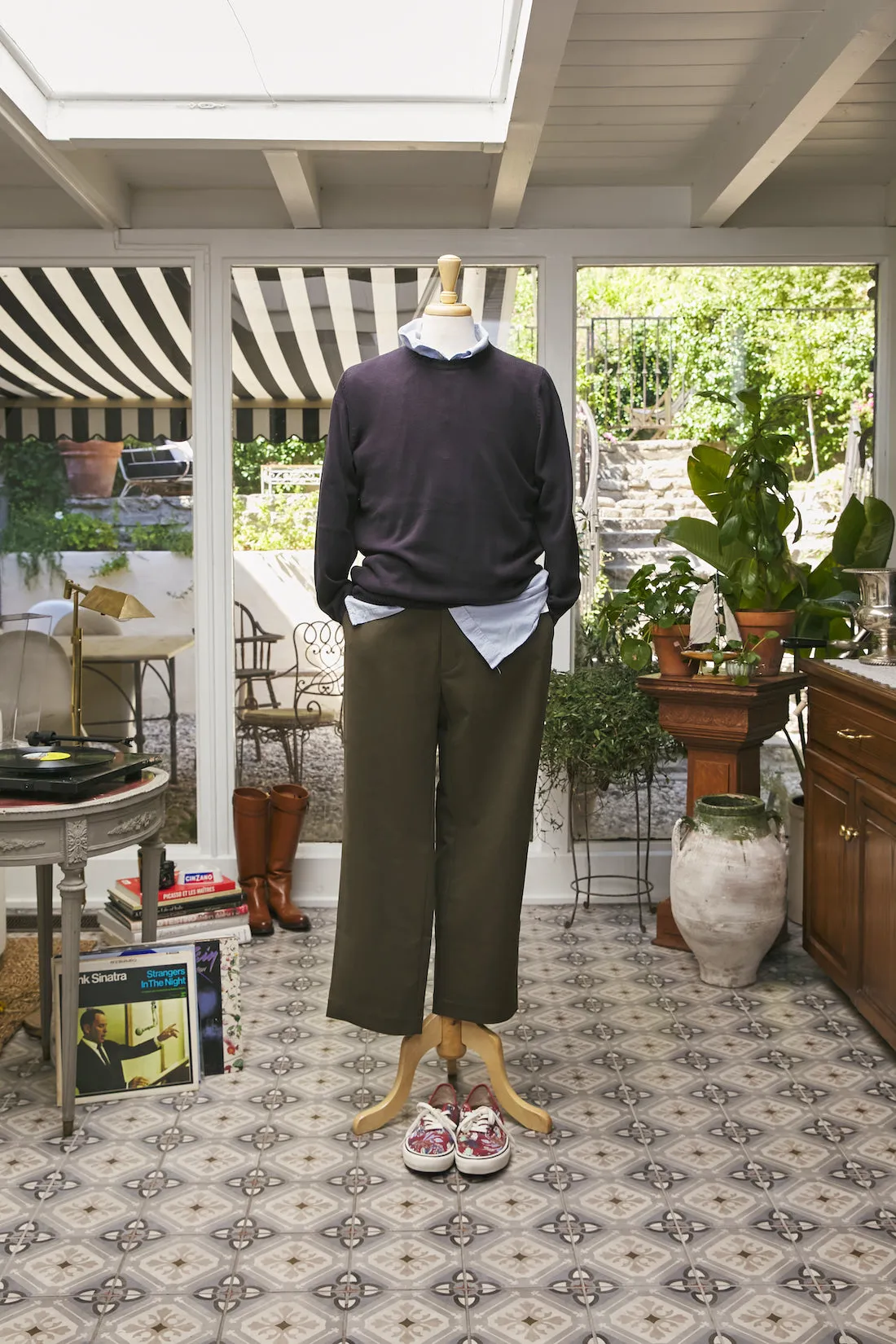Marinaio Cotton Flat Front Pants