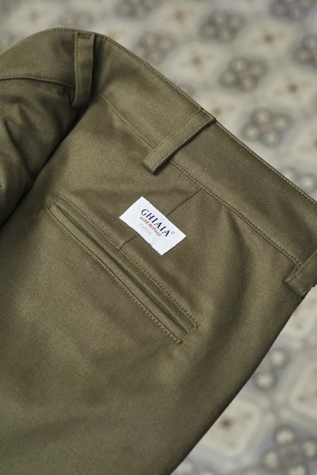 Marinaio Cotton Flat Front Pants