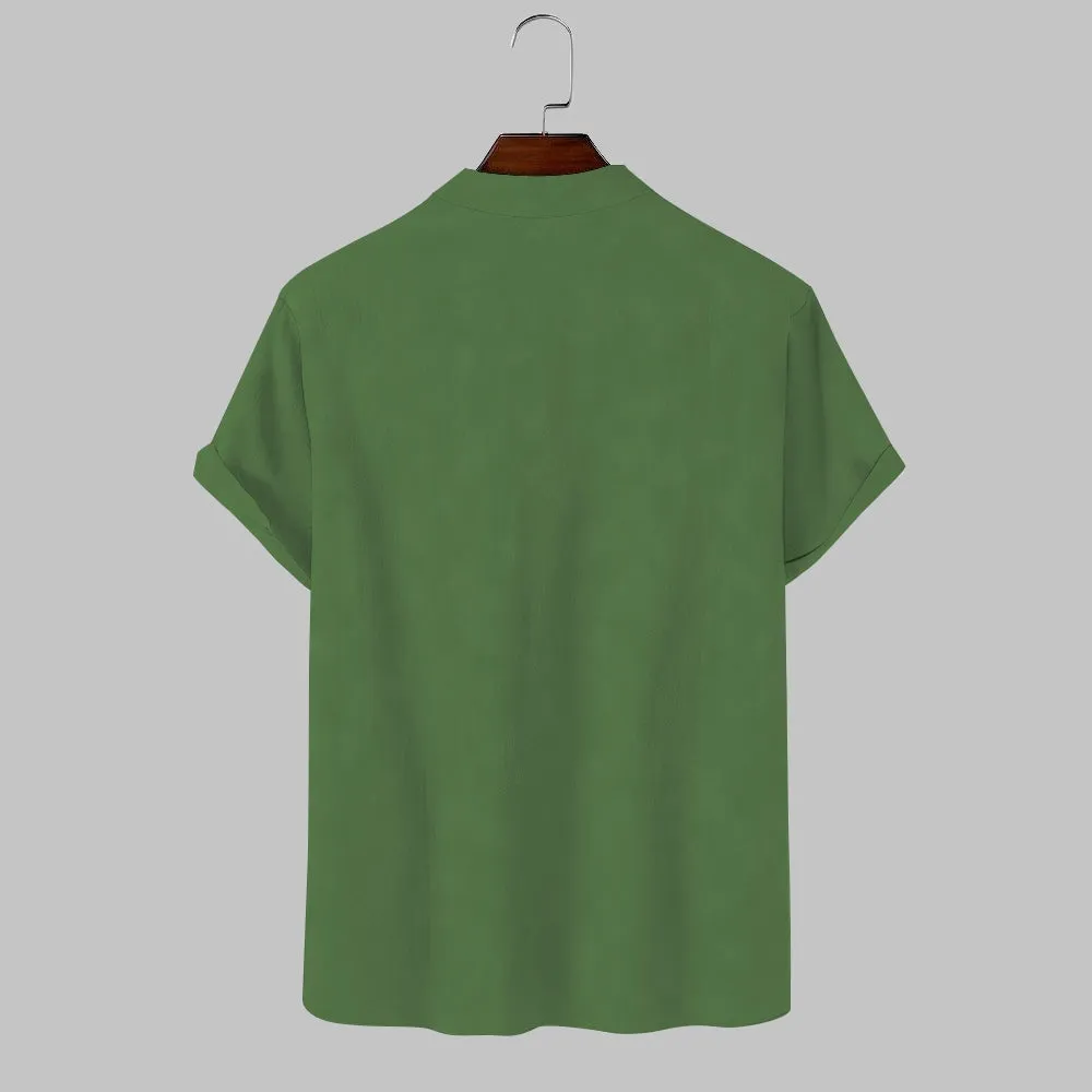 Men's 3d Racing Print Street Short Sleeve Shirt