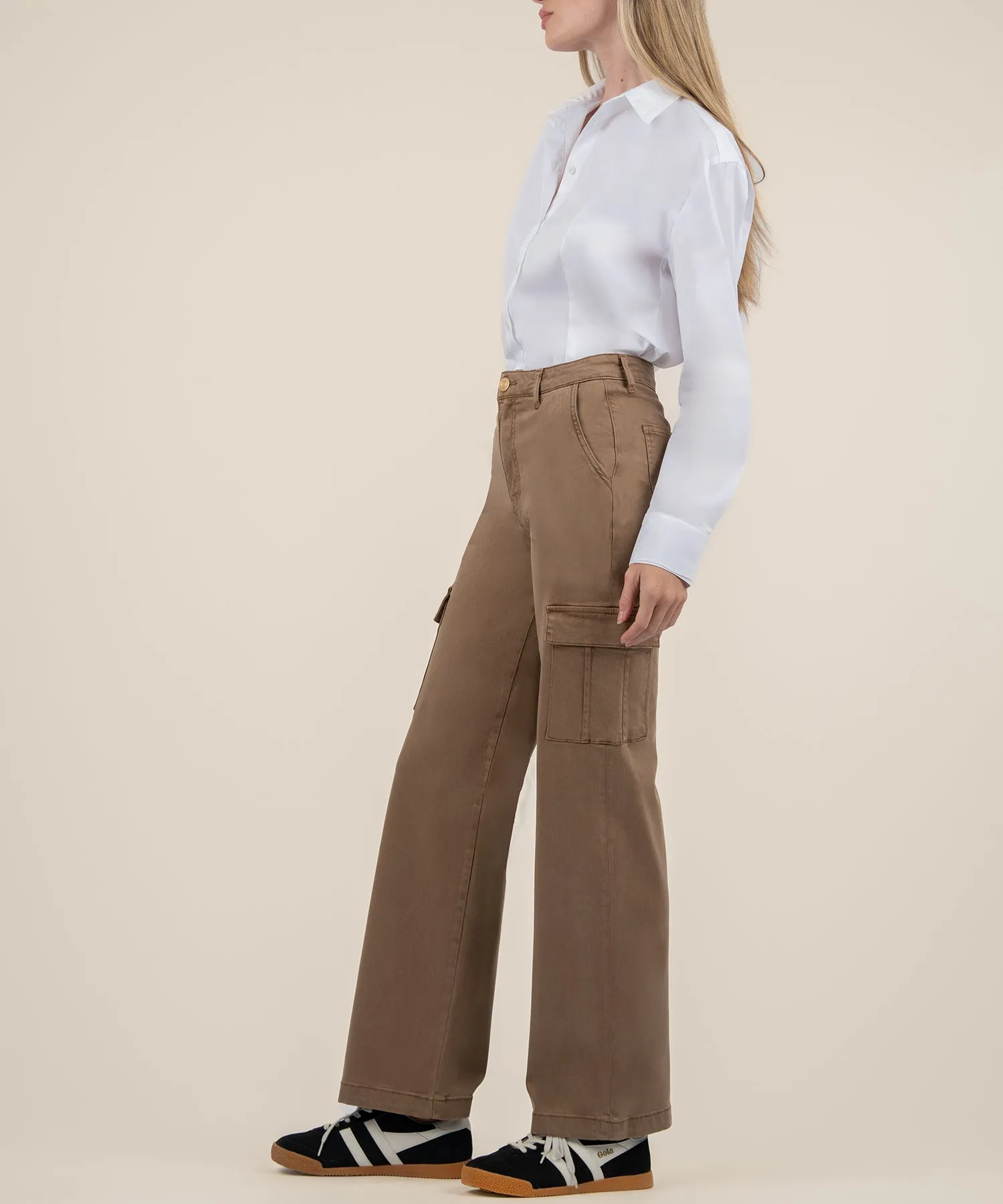 Miller High Rise Wide Leg Pants - Camel