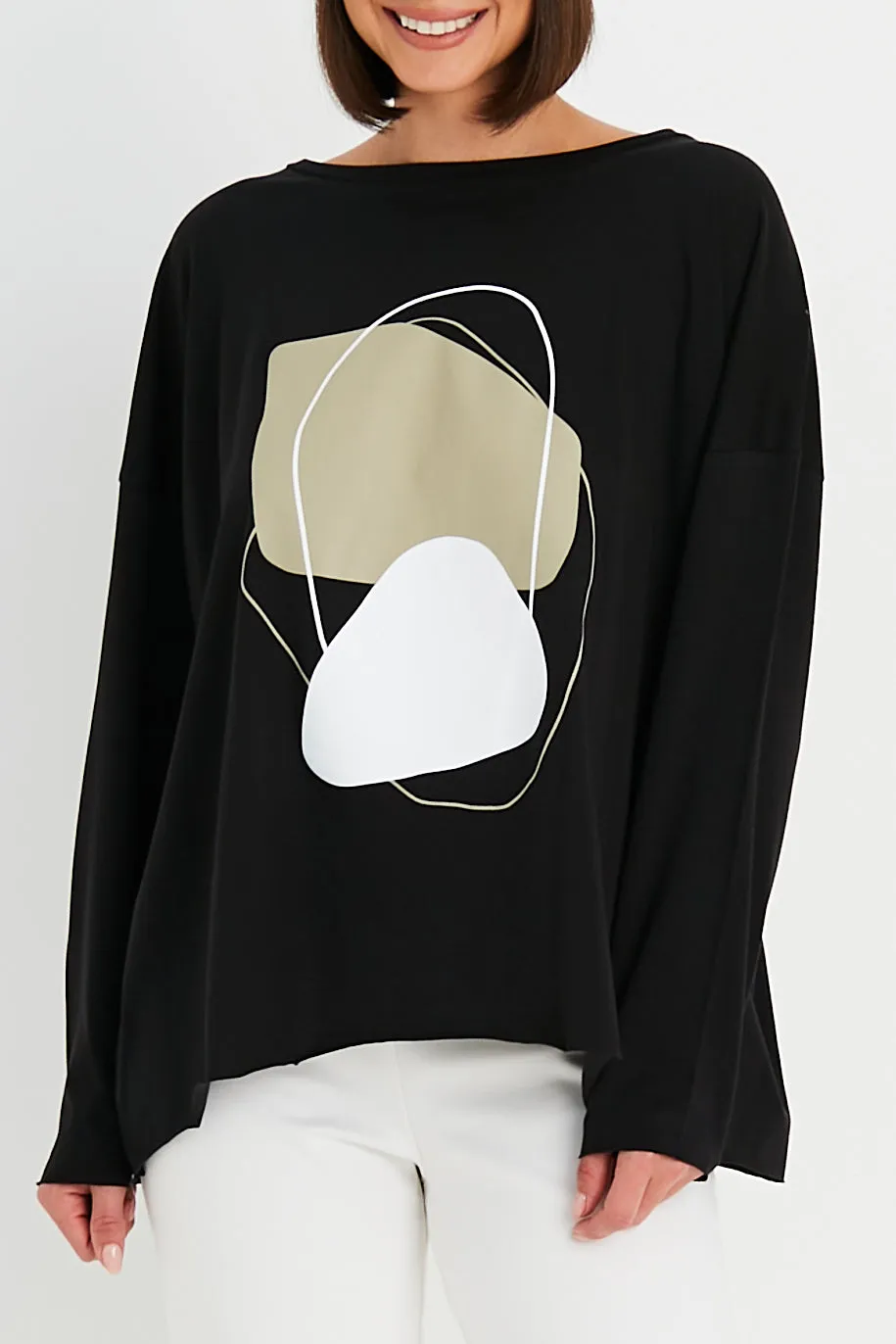 Pima Cotton Rock The Tee Luxury Boxy T
