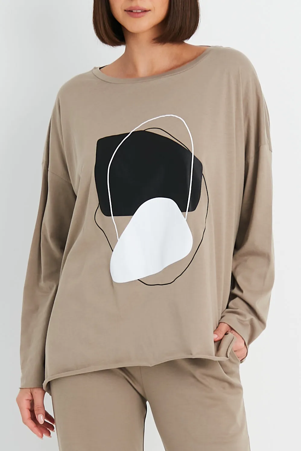 Pima Cotton Rock The Tee Luxury Boxy T