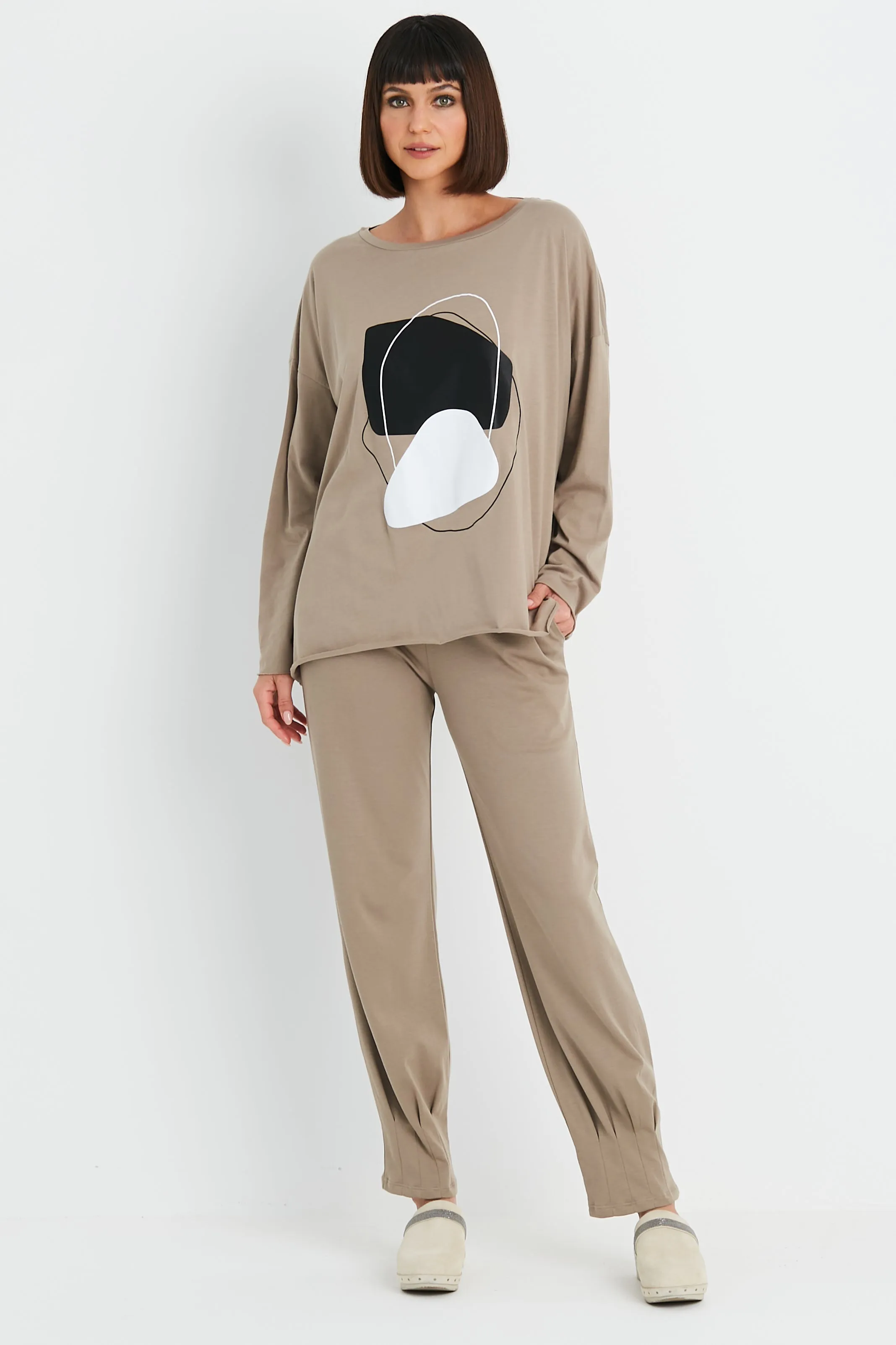 Pima Cotton Rock The Tee Luxury Boxy T