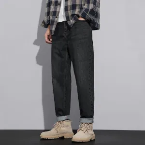Relaxed Fit Tapered Leg Jeans for Effortless Style
