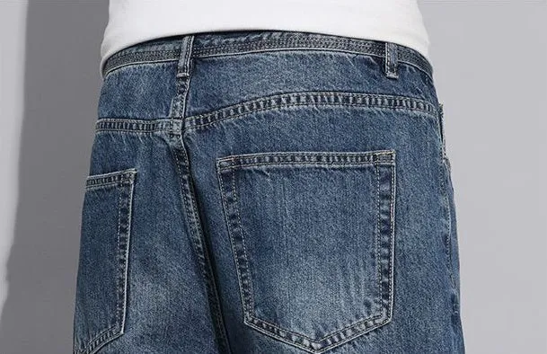 Relaxed Fit Tapered Leg Jeans for Effortless Style
