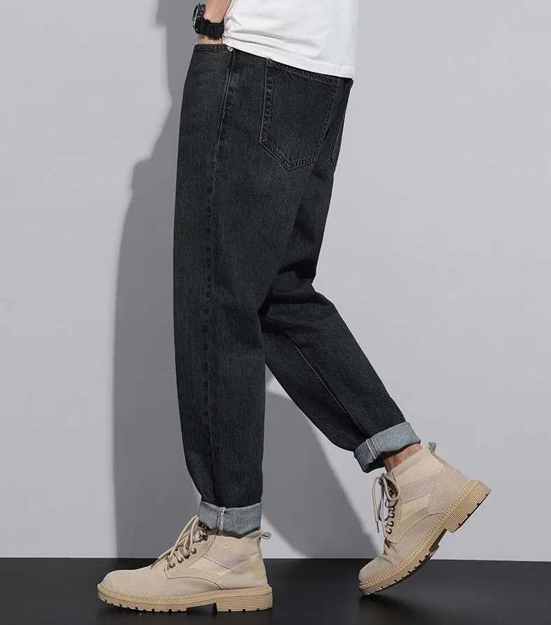 Relaxed Fit Tapered Leg Jeans for Effortless Style