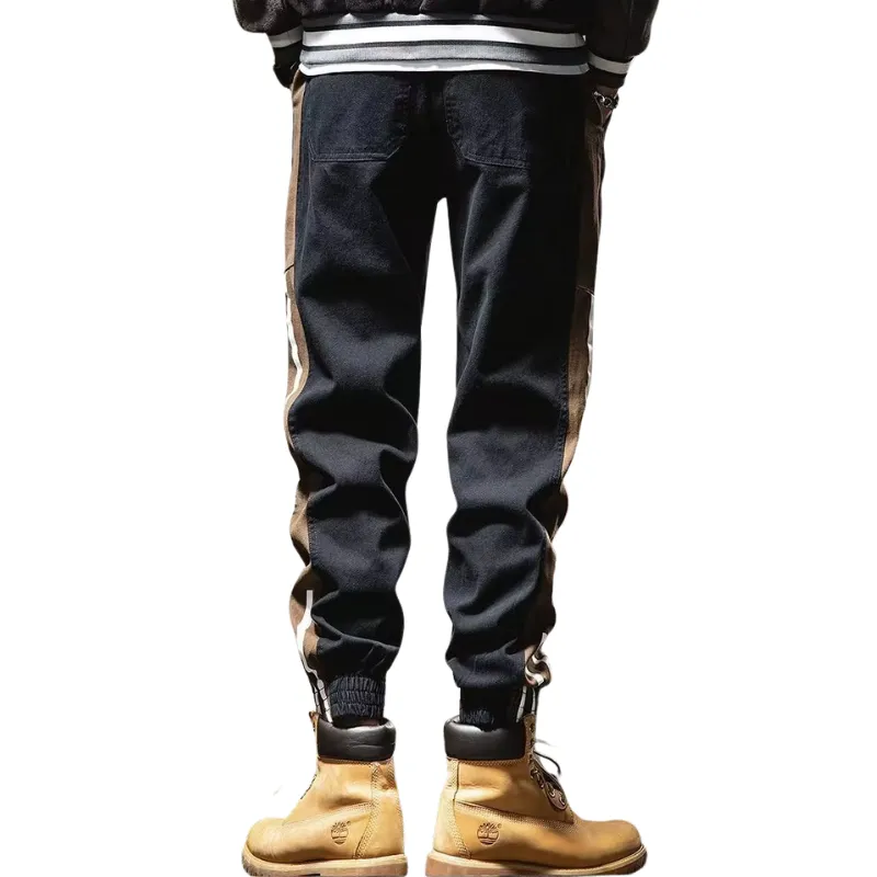 Retro Side Stripe Cargo Pants
