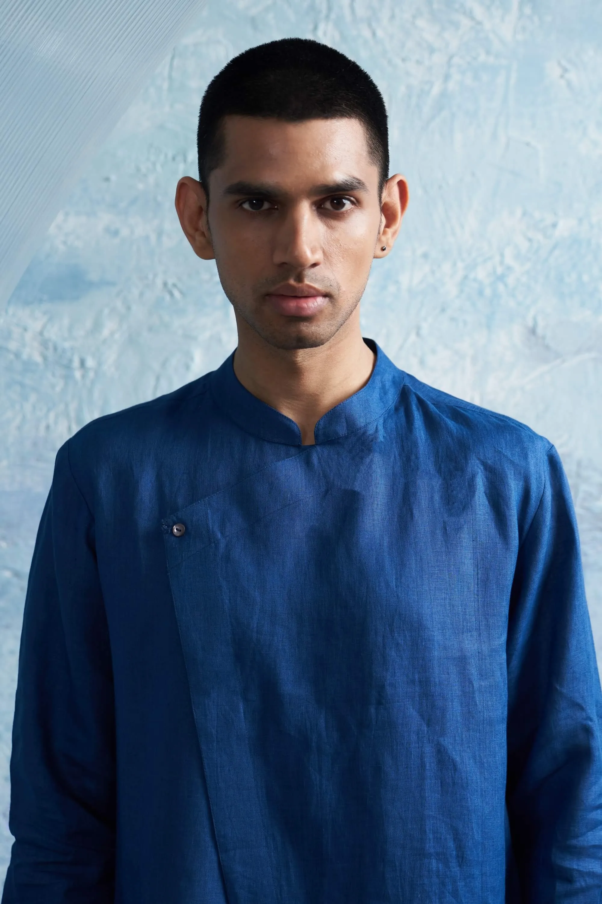 Royal blue classic kurta and pant