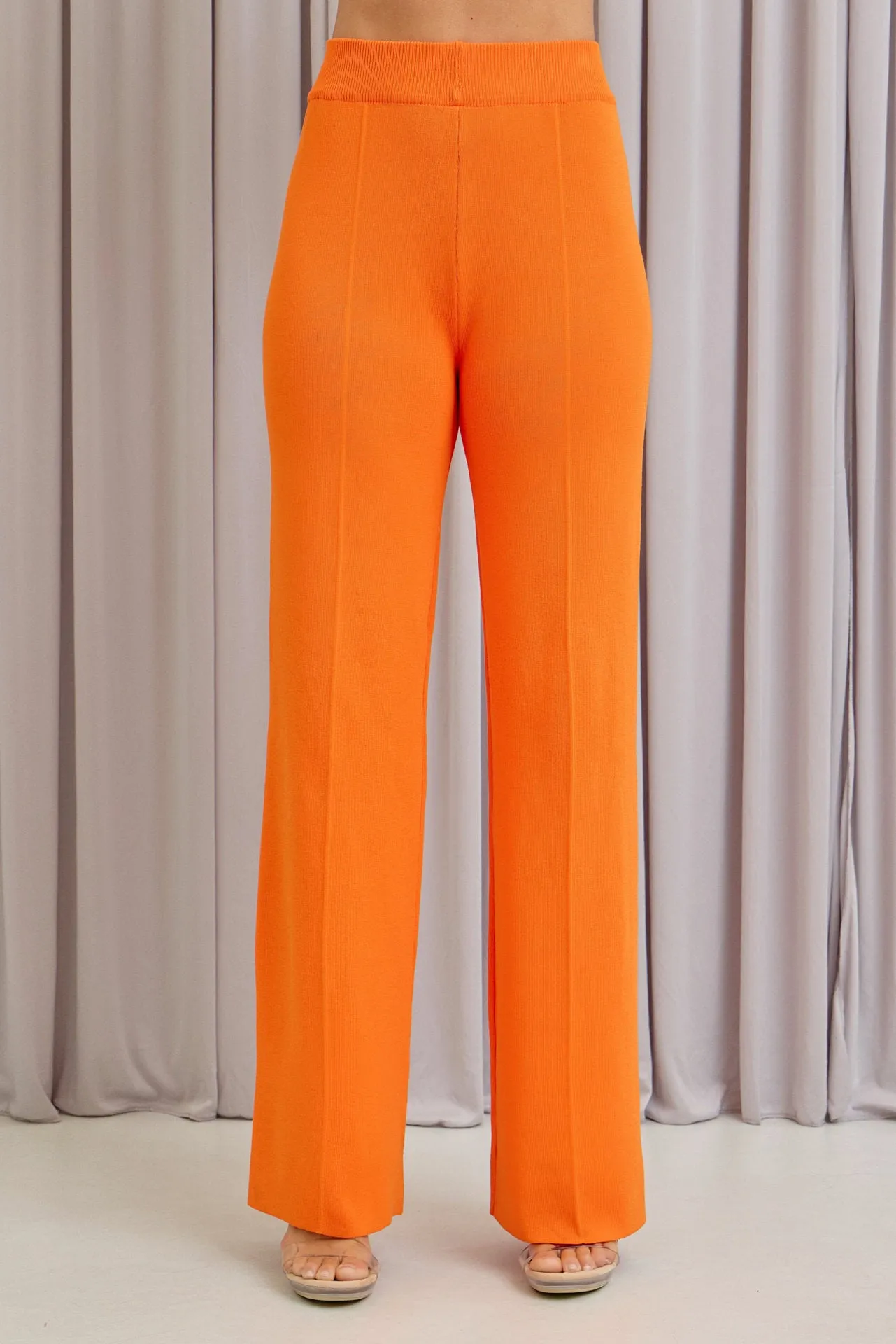 Self Care Time Knit Slvls Top and Pants Set