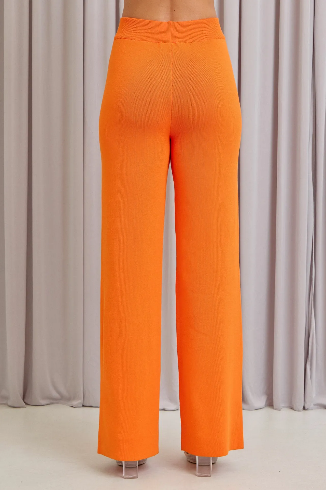 Self Care Time Knit Slvls Top and Pants Set