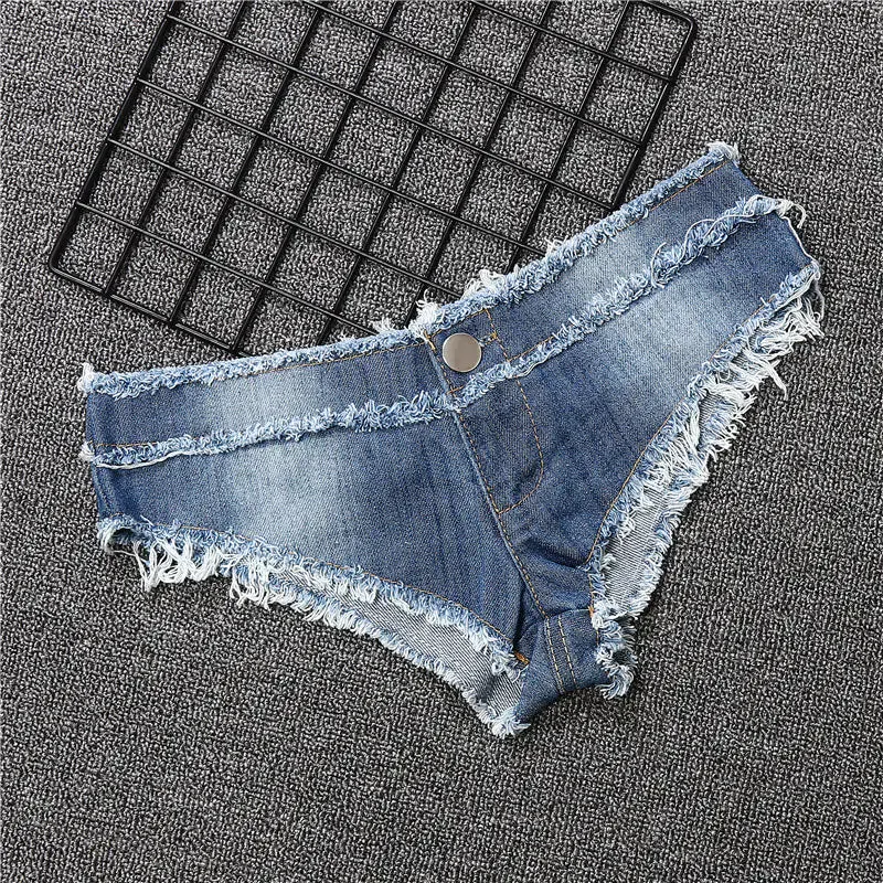 Sexy Denim Shorts with Bow - Slim Fit Beach Shorts