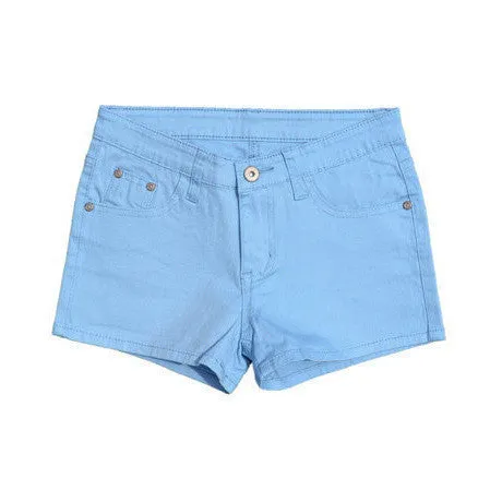 Shorts Summer Women Neon Casual Shorts Fashion Cute White Black Ladies Pencil Shorts 12 Colors