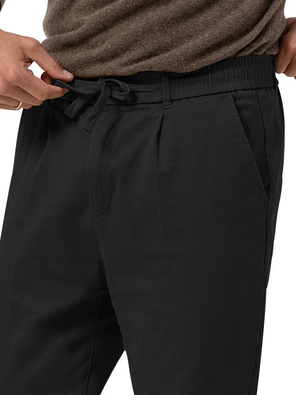 Solid Color Casual Straight Jogger Pants