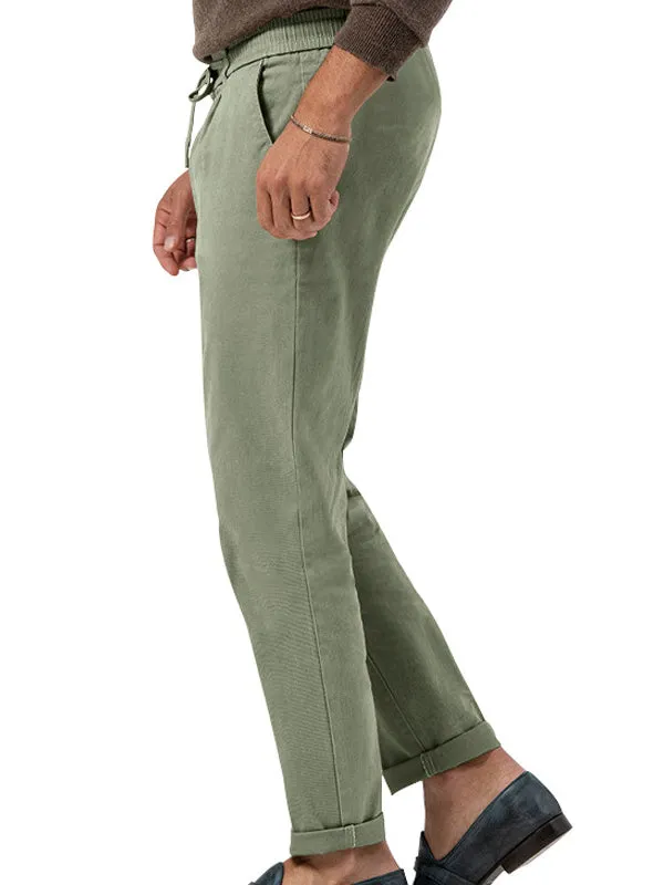 Solid Color Casual Straight Jogger Pants