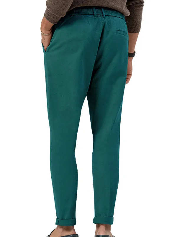 Solid Color Casual Straight Jogger Pants