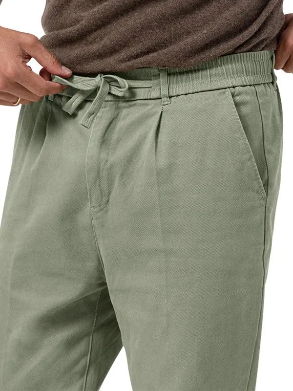 Solid Color Casual Straight Jogger Pants
