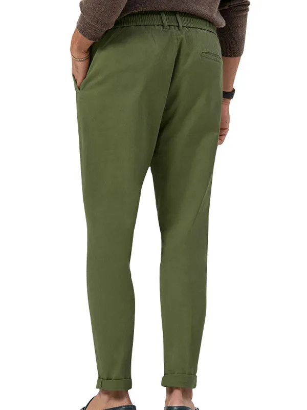 Solid Color Casual Straight Jogger Pants