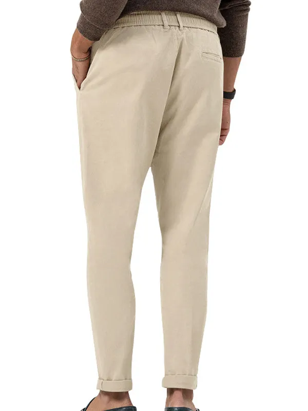 Solid Color Casual Straight Jogger Pants