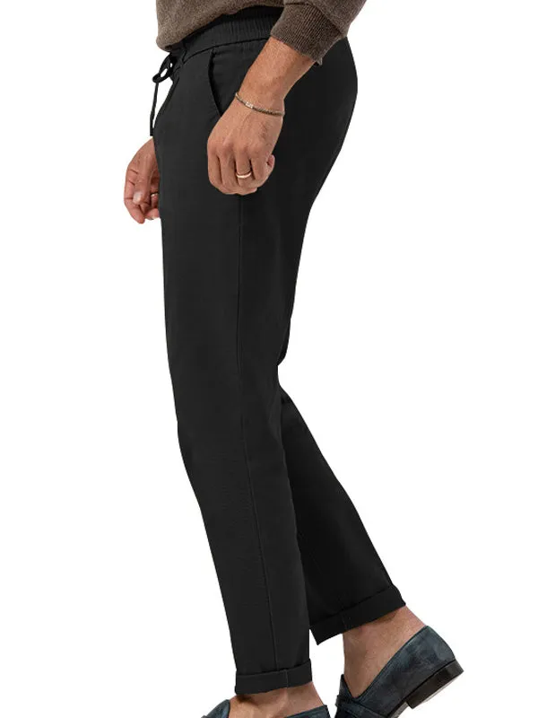 Solid Color Casual Straight Jogger Pants