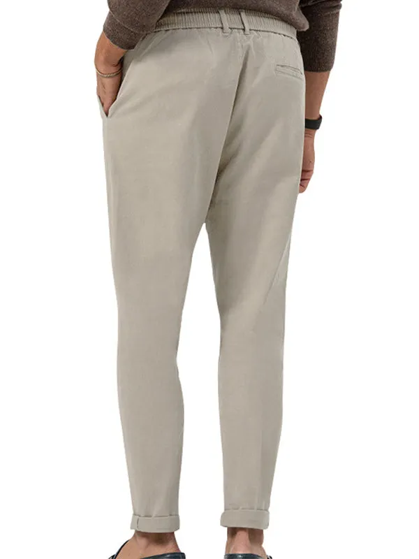 Solid Color Casual Straight Jogger Pants
