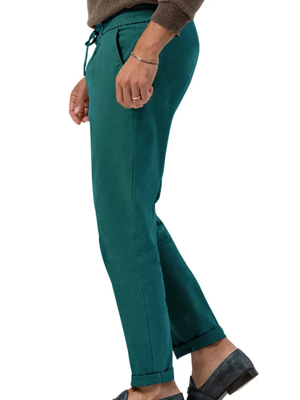 Solid Color Casual Straight Jogger Pants