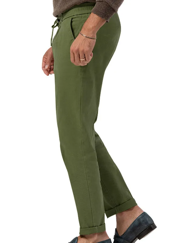 Solid Color Casual Straight Jogger Pants
