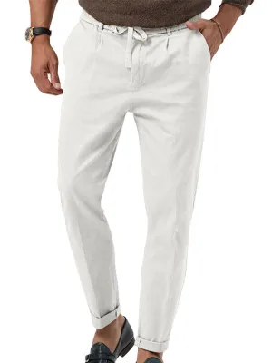 Solid Color Casual Straight Jogger Pants