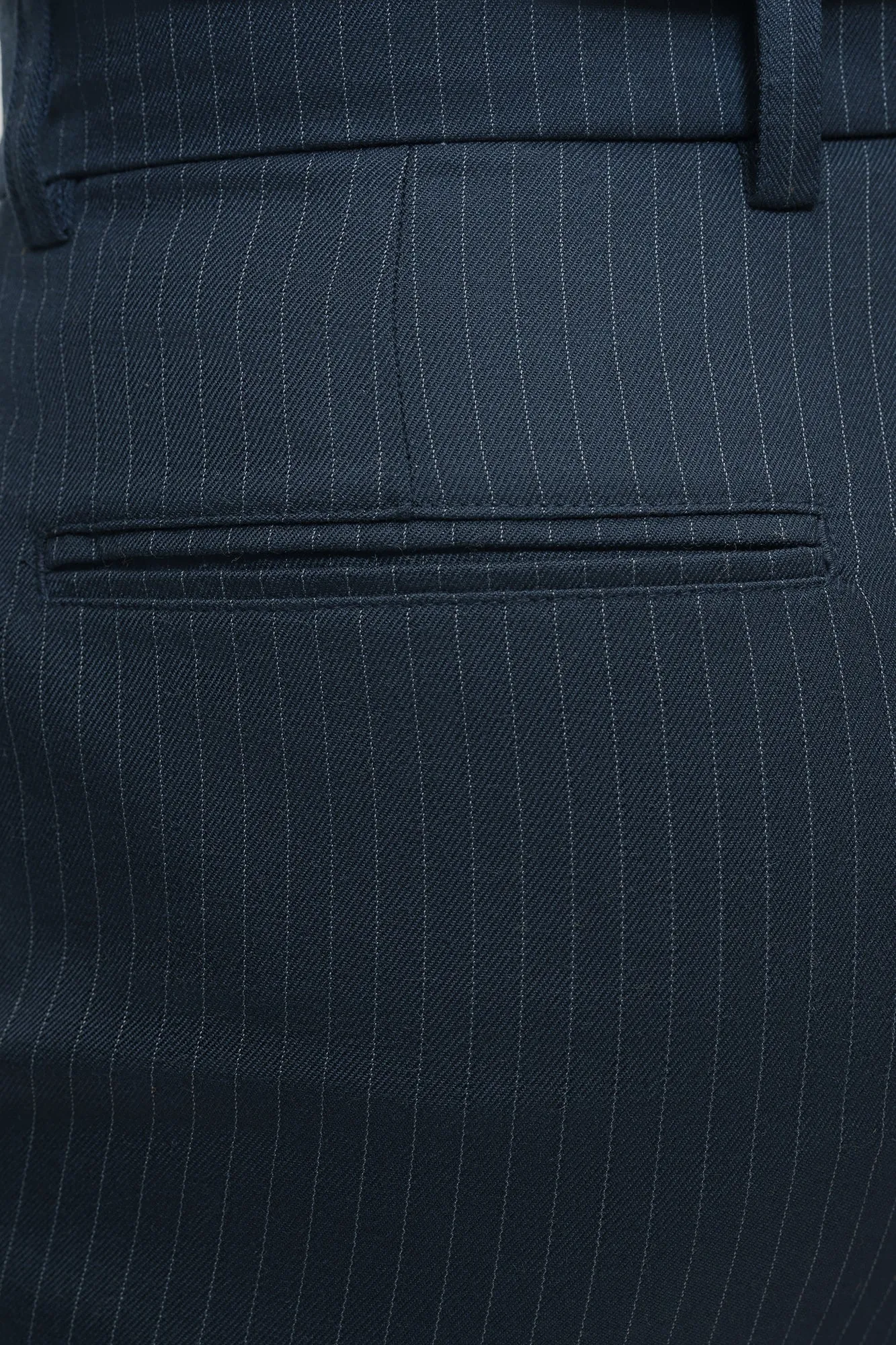 Steel Navy Men's Straight Pinstripe Pants