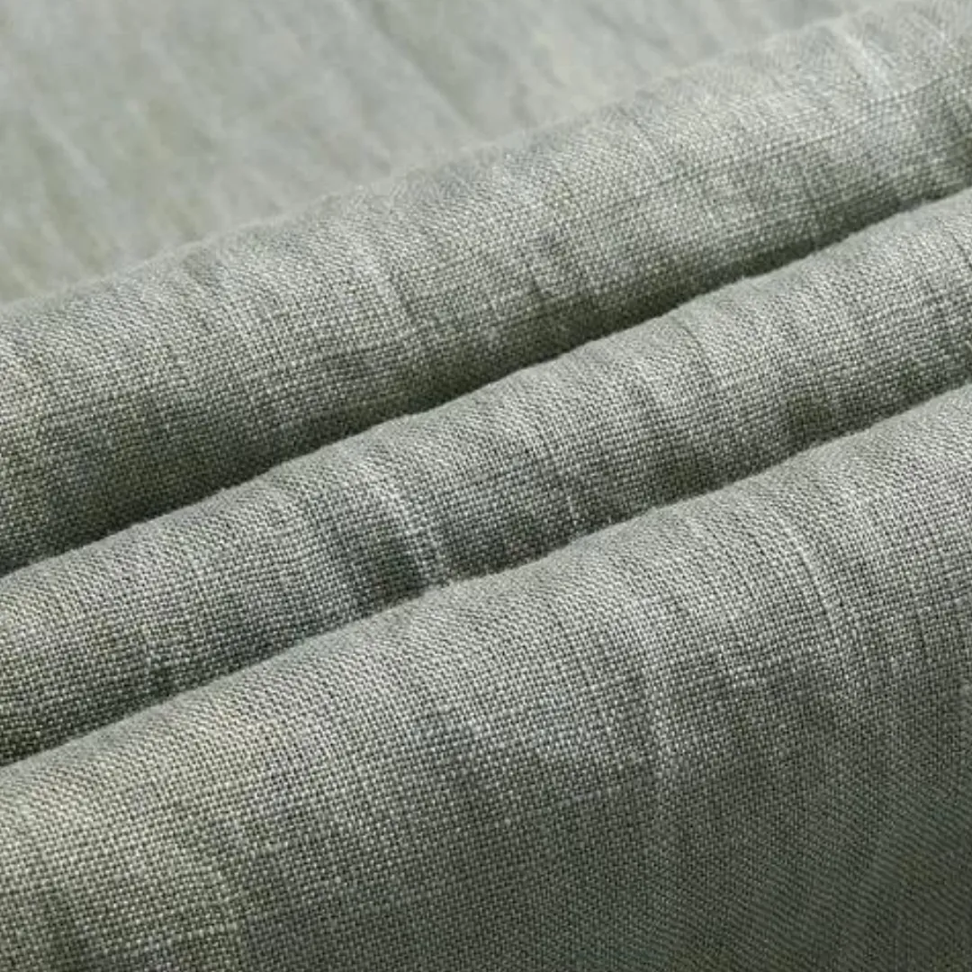 Straight Fit Linen Pants