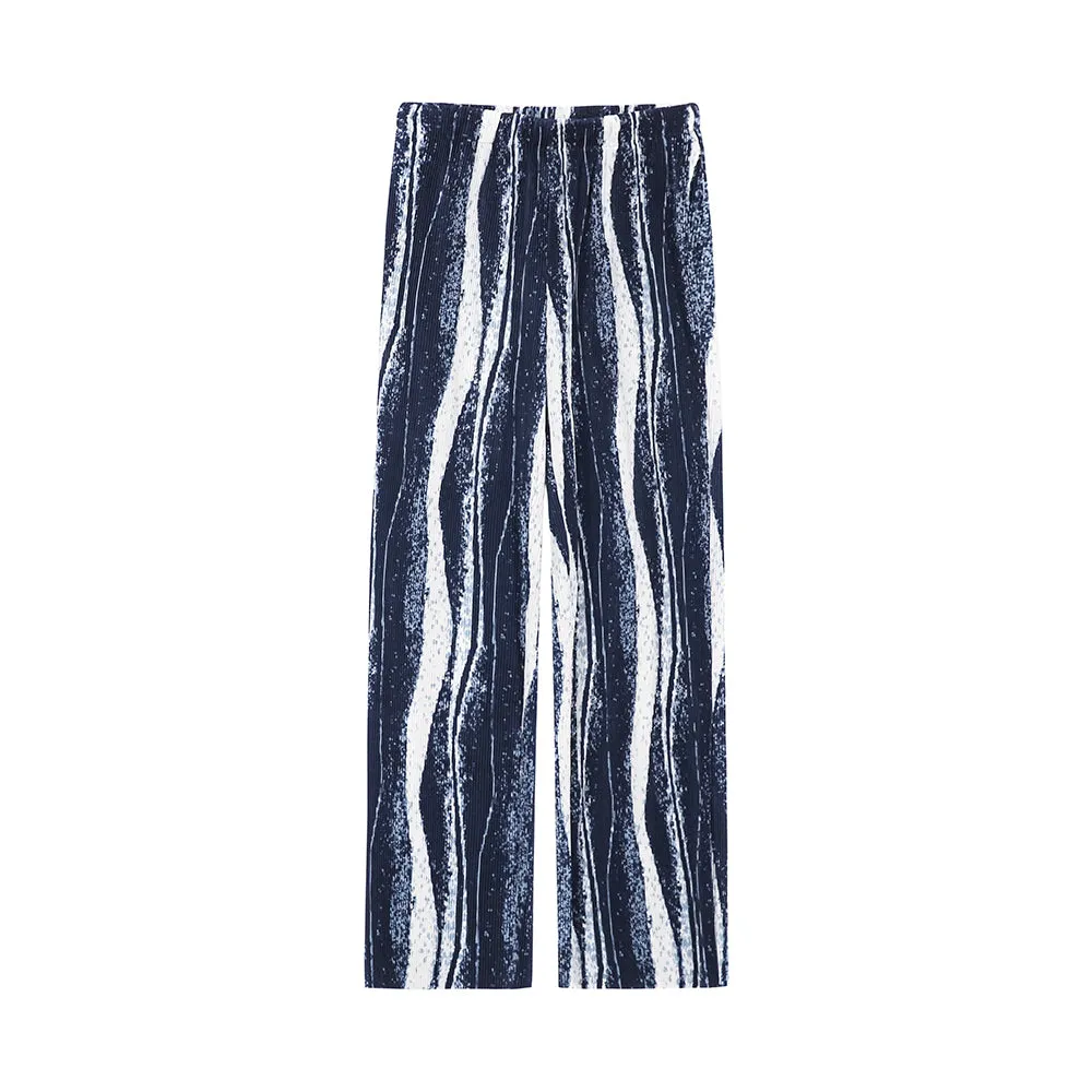 Straight Pants Drape Chic Loose Casual Trousers Korean Style Trendy Wide-Leg Pants Men