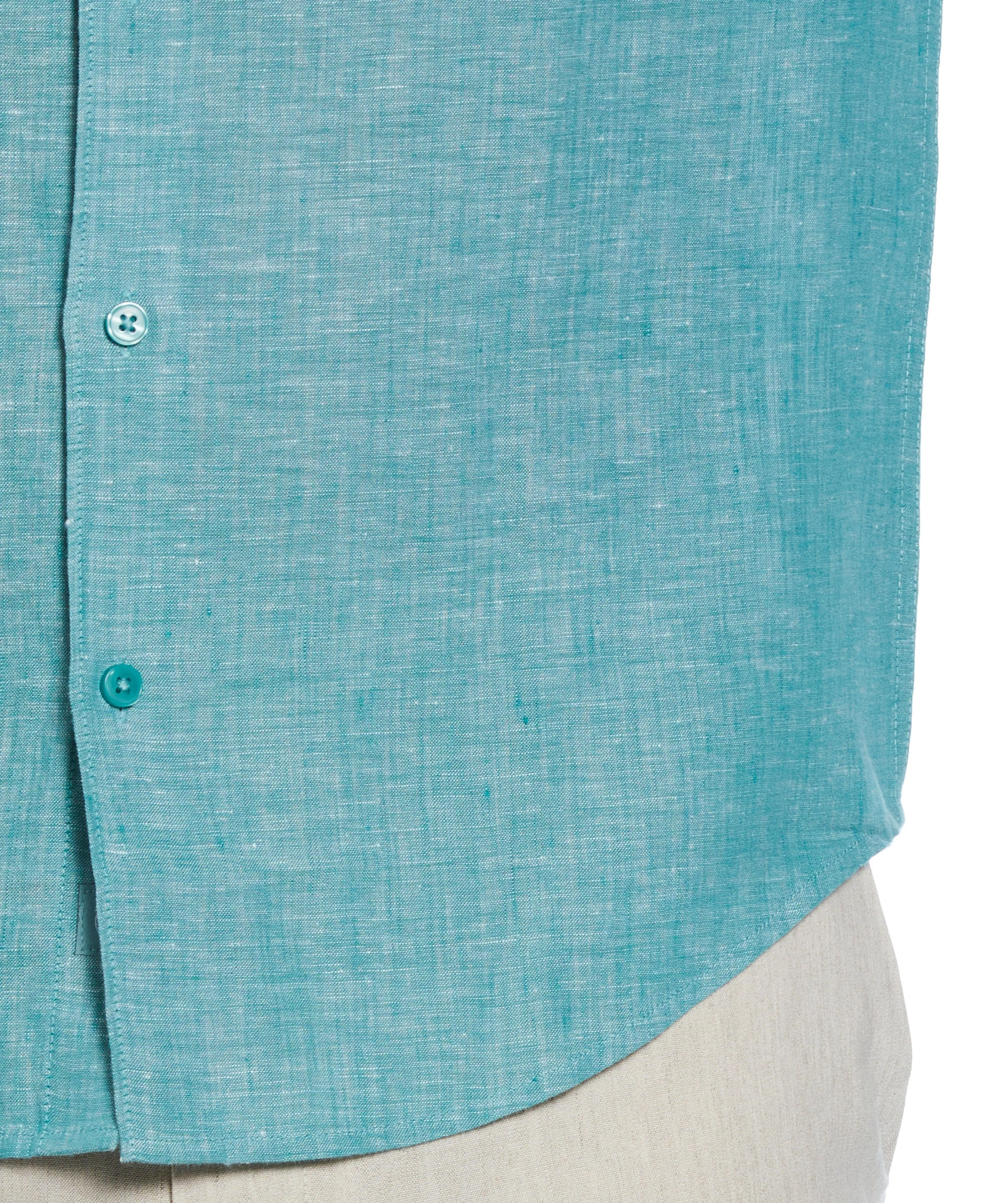 Travelselect™ Linen-Blend Rolled Sleeve Shirt
