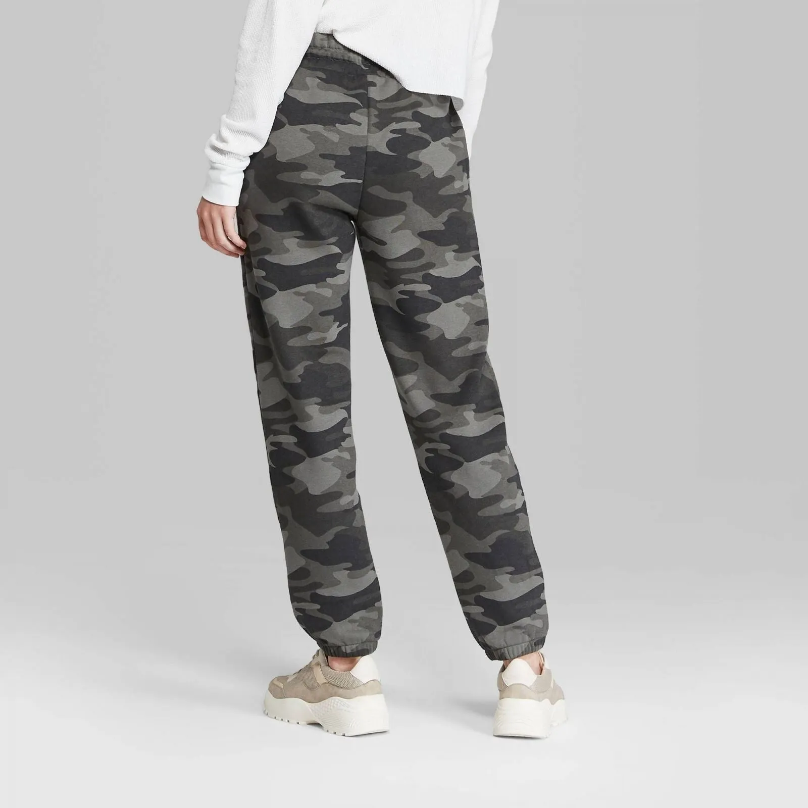 Wild Fable Camo Print High-Rise Vintage Jogger Sweatpants